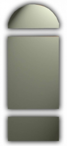 Двери из массива сосны «Премиум», Изабелла стекло №2 Сатинат белый или бронза