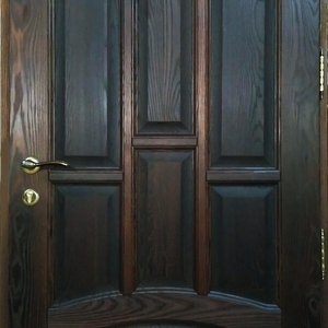 Двери из термодерева, входная утеплённая дверь ПОДКОВА