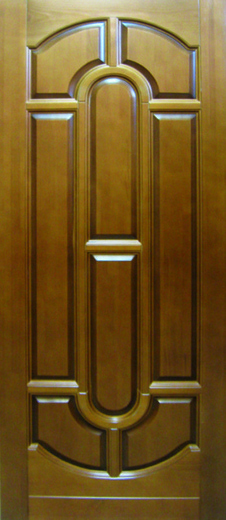 Двери из массива сосны: вариант исполнения №2