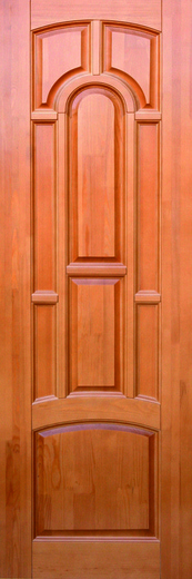 Двери из массива сосны: вариант исполнения №1