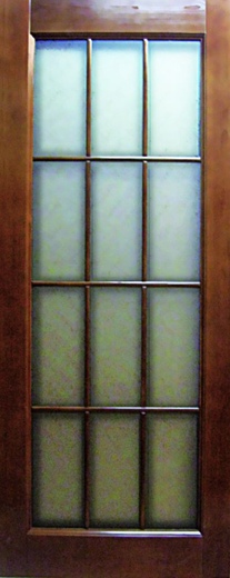 Двери из массива сосны: вариант исполнения №2