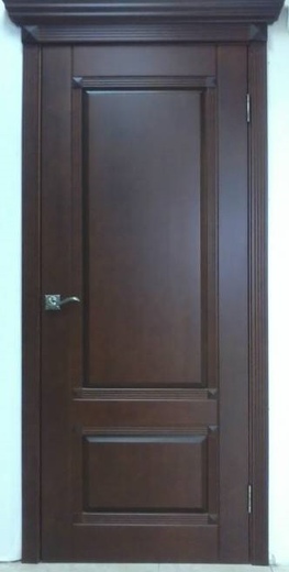 Двери из массива сосны: вариант исполнения №3