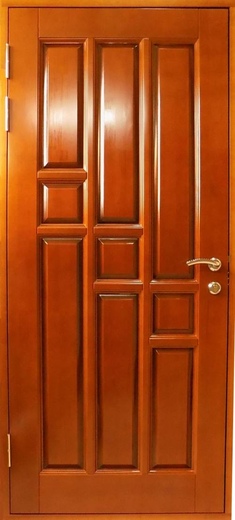 Входные двери из массива сосны: вариант исполнения №11-atlant-lak