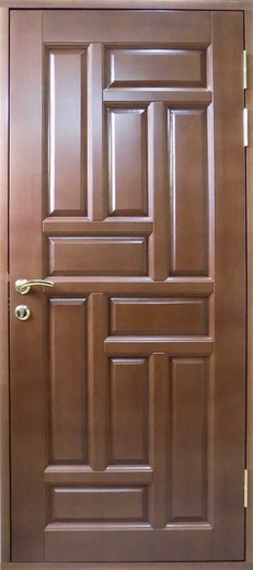 Входные двери из массива сосны: вариант исполнения №18-tetris-lak